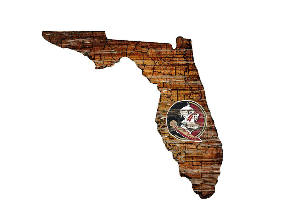 Sign 24 State Florida State Seminoles Wood Sign - State Wall Art - Special Order 878460066030