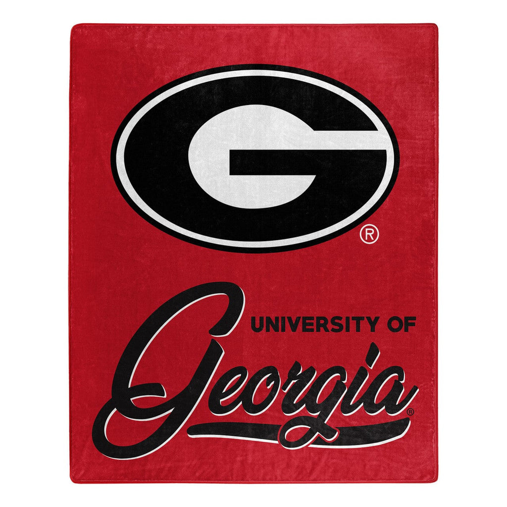 Blankets 50x60 Raschel Georgia Bulldogs Blanket 50x60 Raschel Signature Design 190604268231