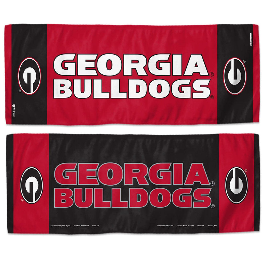 Towel Cooling Georgia Bulldogs Cooling Towel 12x30 099606230461