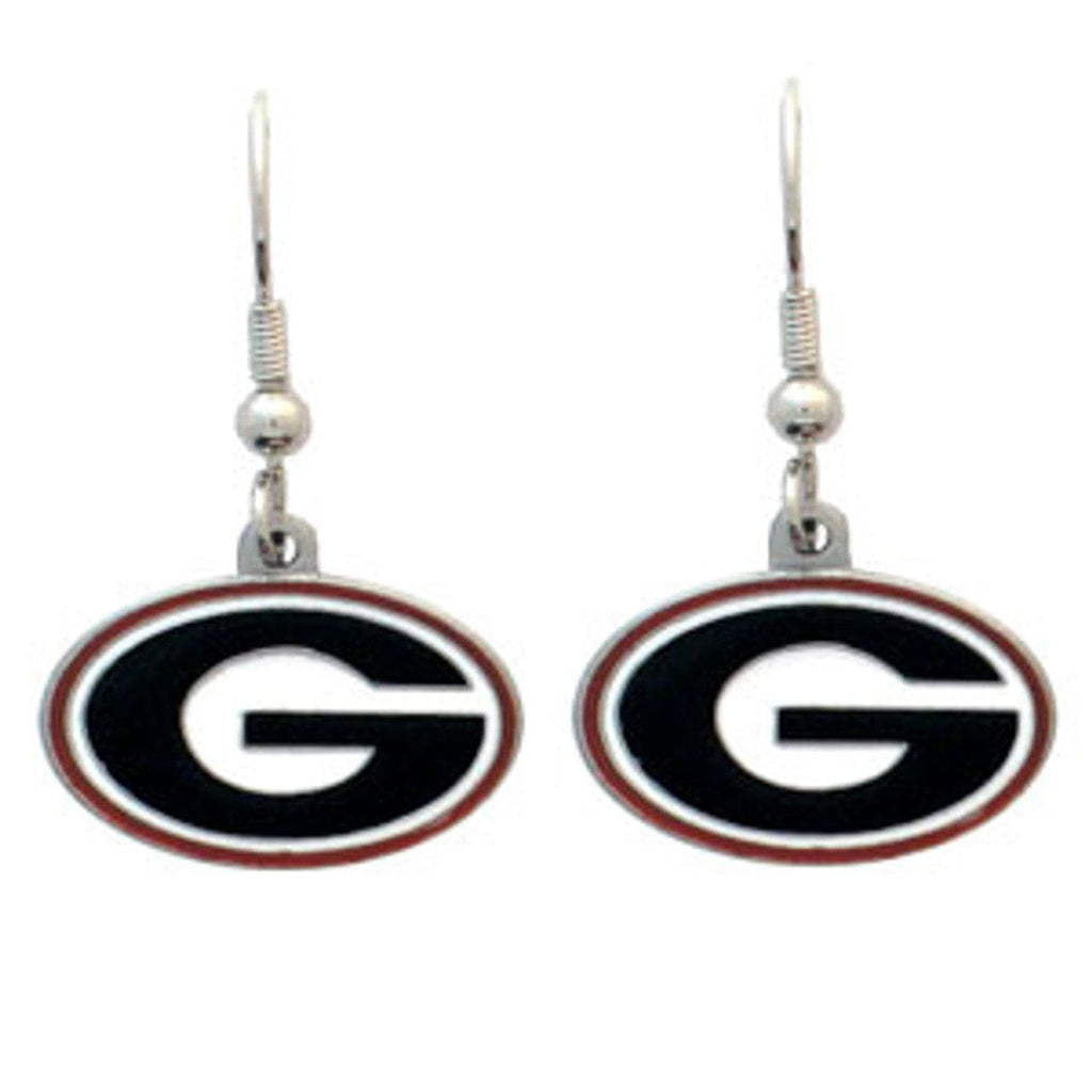 Jewelry Earrings Dangle Georgia Bulldogs Dangle Earrings 754603481055