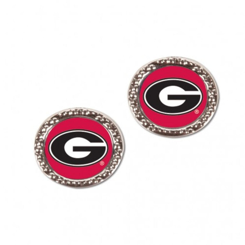 Jewelry Earrings Post Georgia Bulldogs Earrings Post Style - Special Order 032085127945