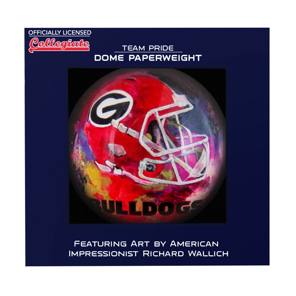Paperweight Domed Georgia Bulldogs Paperweight Domed 810079446704