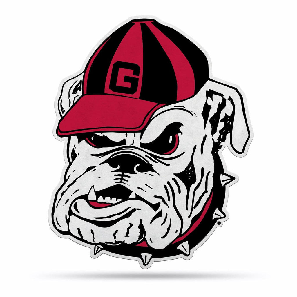 Shape Cut Pennant Georgia Bulldogs Pennant Shape Cut Mascot Design 767345790316