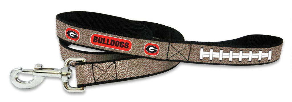 Georgia Bulldogs Georgia Bulldogs Pet Leash Reflective Football Size Large CO 844214068216