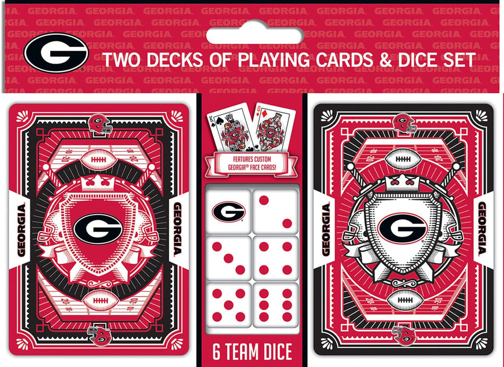 Playing Cards and Dice Set Georgia Bulldogs Playing Cards and Dice Set 705988013409