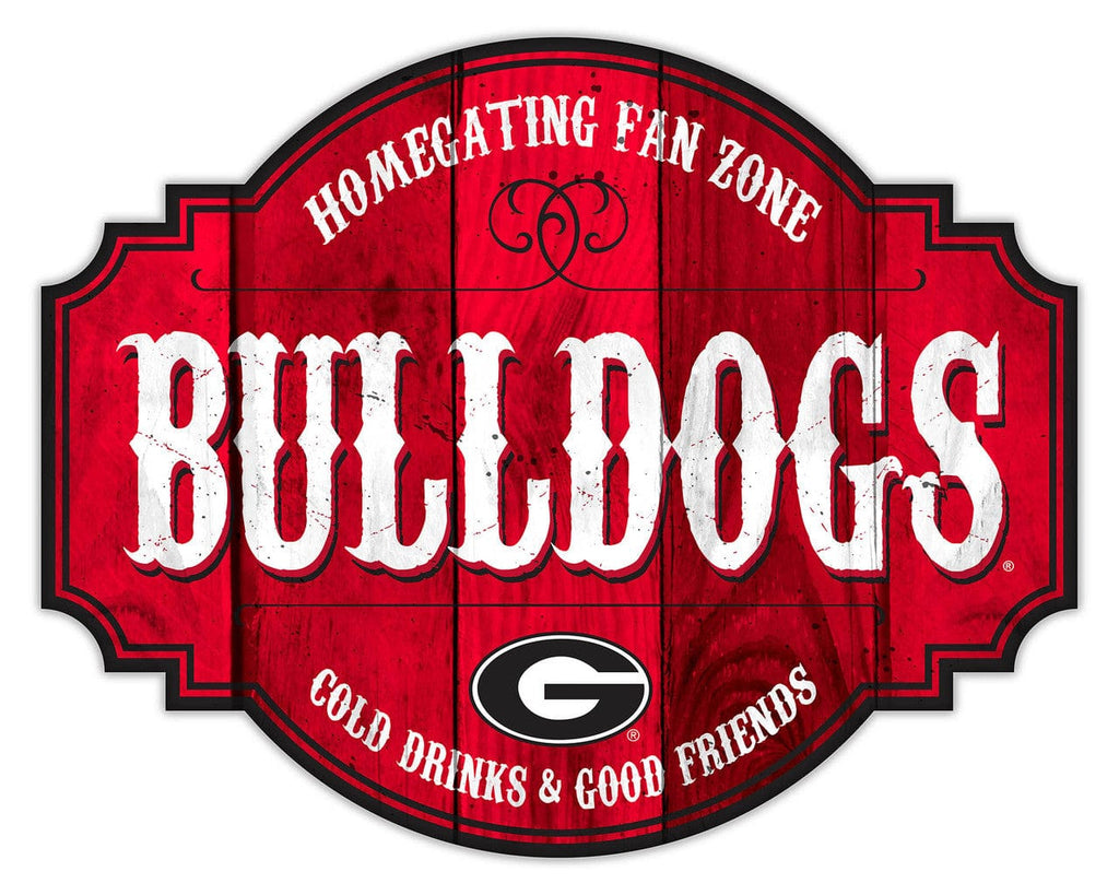 Signs Georgia Bulldogs Sign Wood 12 Inch Homegating Tavern 878461181848