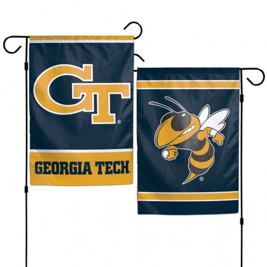 Flags 12x18 Georgia Tech Yellow Jackets Flag 12x18 Garden Style 2 Sided 032085213105