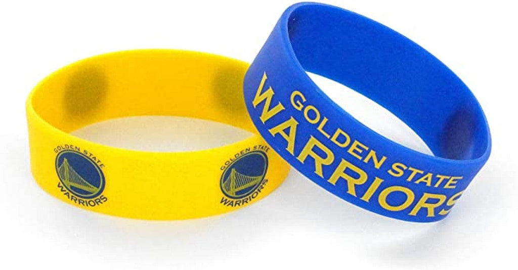 Jewelry Bracelets 2 Packs Golden State Warriors Bracelets 2 Pack Wide 763264918282