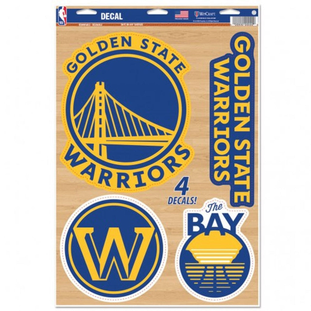 Decal 11x17 Multi Use Golden State Warriors Decal 11x17 Cut To Logo 032085872470