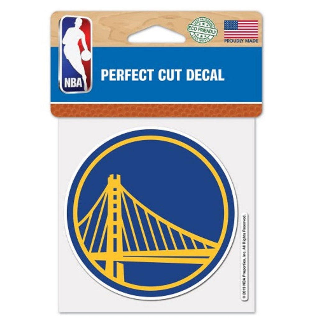 Decal 4x4 Perfect Cut Color Golden State Warriors Decal 4x4 Perfect Cut Color 032085217479