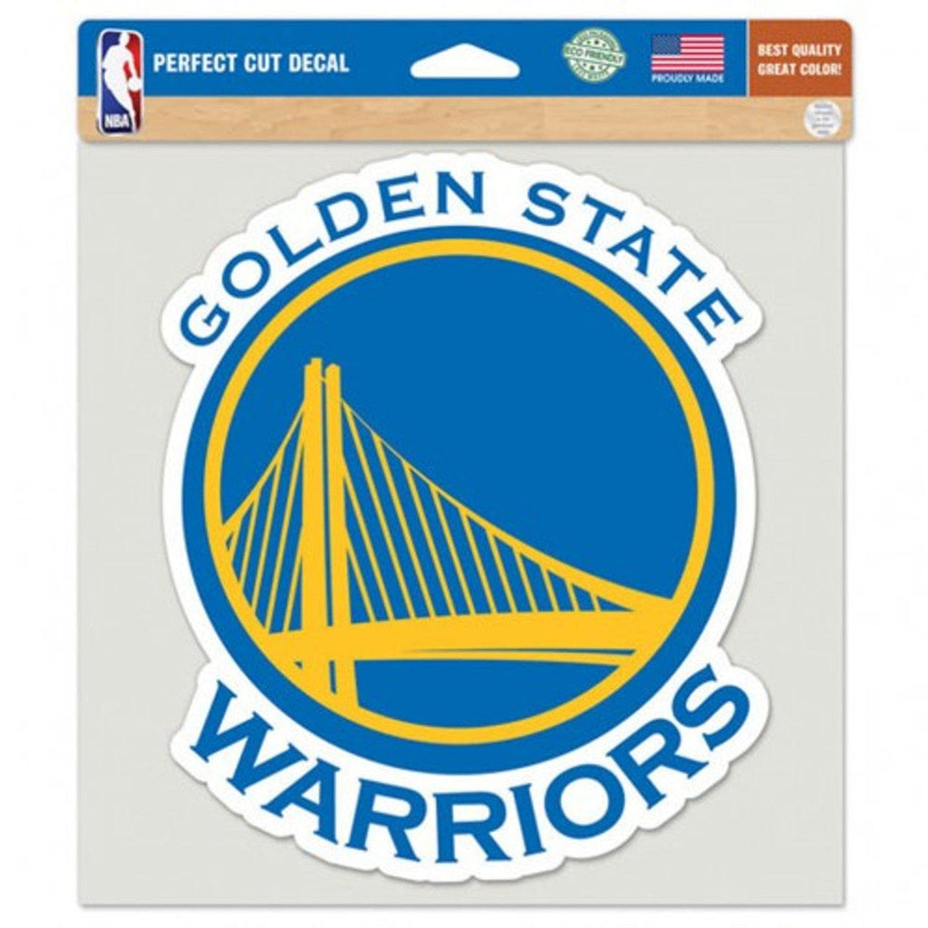 Decal 8x8 Perfect Cut Color Golden State Warriors Decal 8x8 Die Cut Color 032085926999