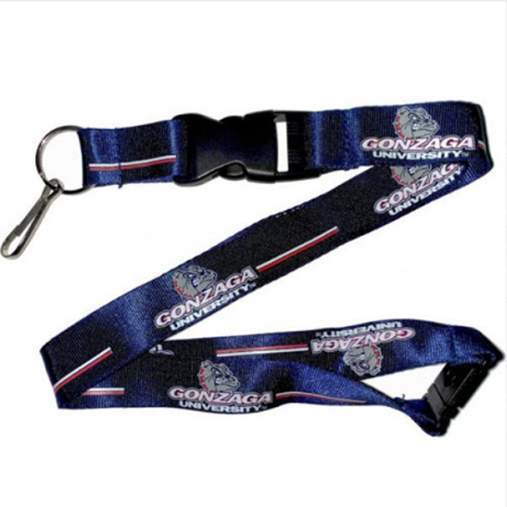 Lanyards Gonzaga Bulldogs Lanyard Blue - Special Order 763264958325