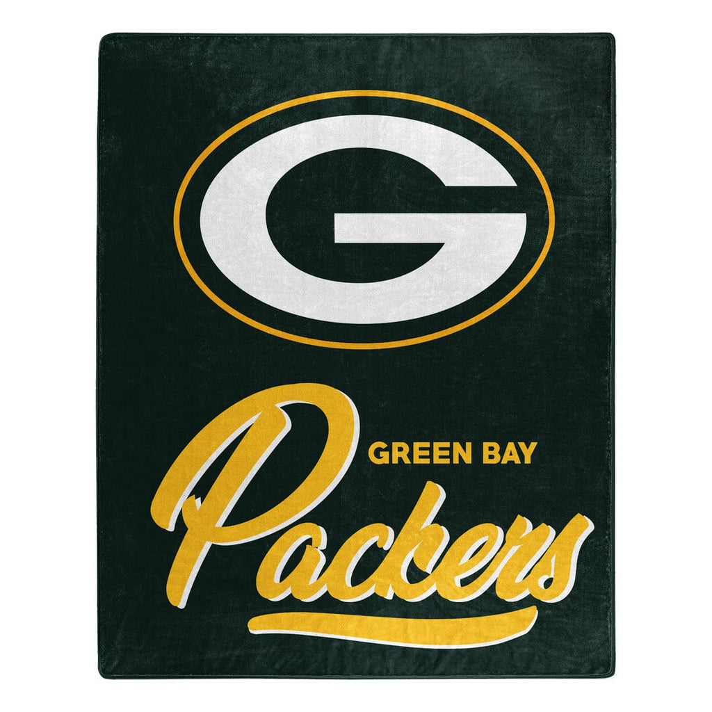 Blankets 50x60 Raschel Green Bay Packers Blanket 50x60 Raschel Signature Design 190604270036