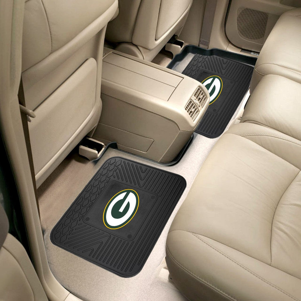 Car Mat Heavy Duty Rear Seat Green Bay Packers Car Mat Heavy Duty Vinyl Rear Seat 2 Pack 842989023065