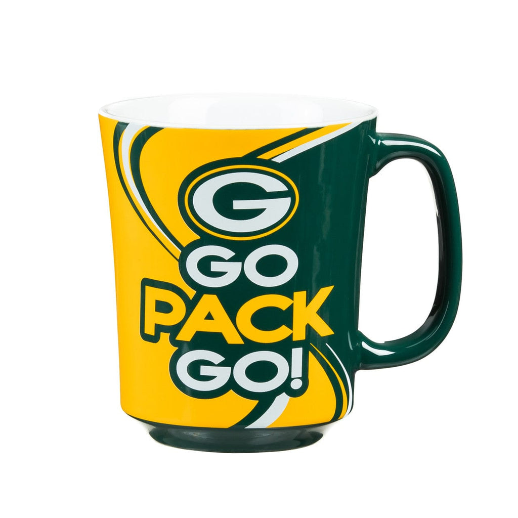 Boxed 14oz Green Bay Packers Coffee Mug 14oz Ceramic with Matching Box 801946699989
