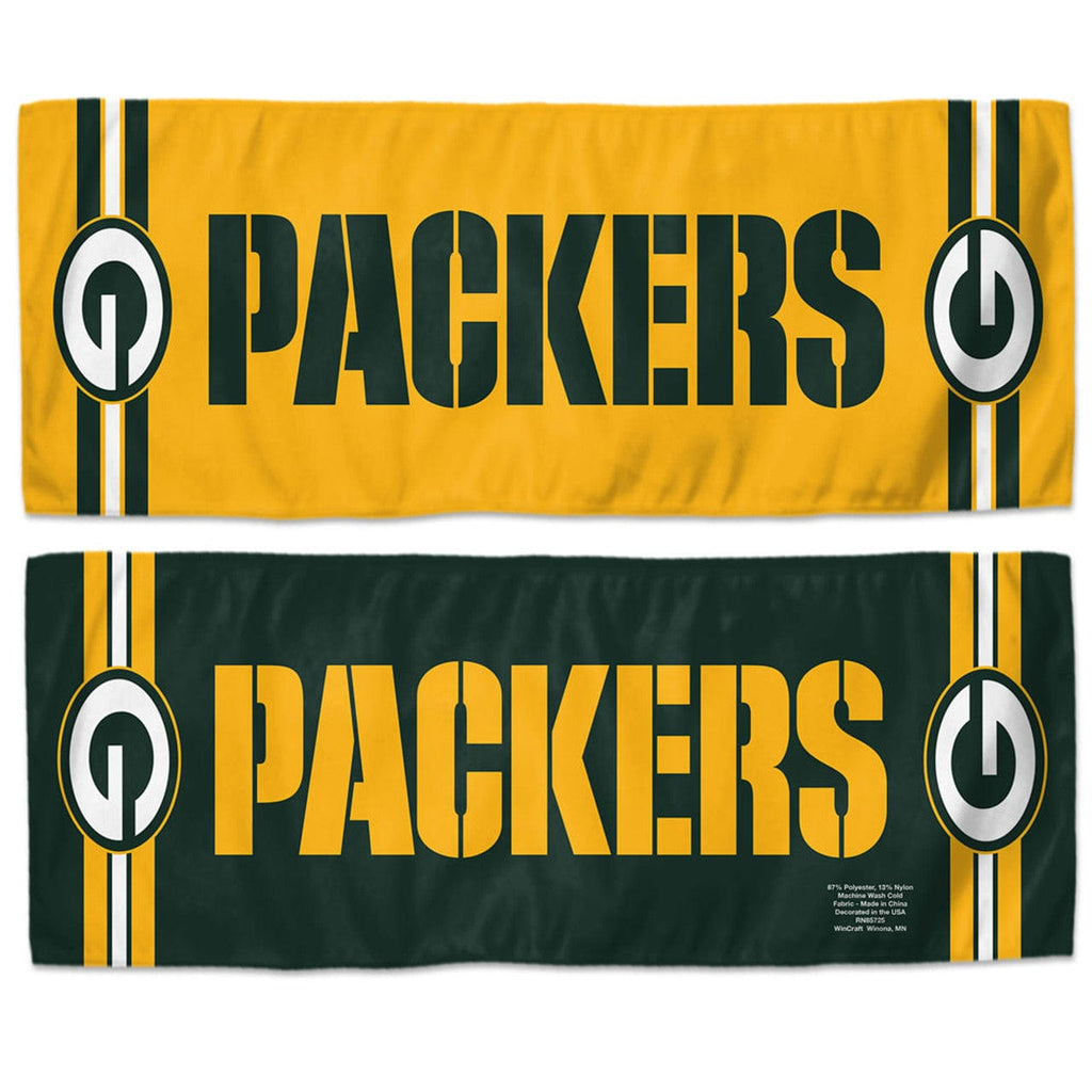 Towel Cooling Green Bay Packers Cooling Towel 12x30 099606230690