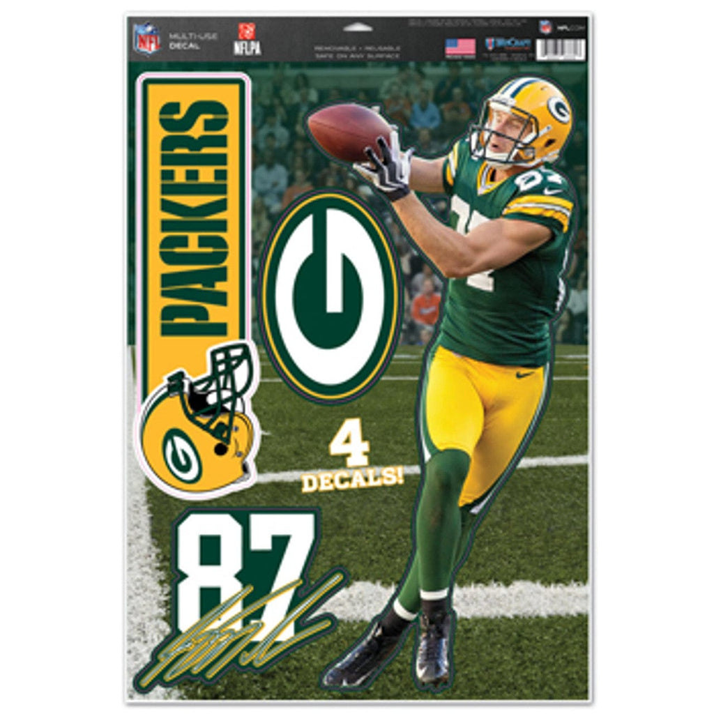 Green Bay Packers Green Bay Packers Decal 11x17 Multi Use Jordy Nelson Design CO 032085298690