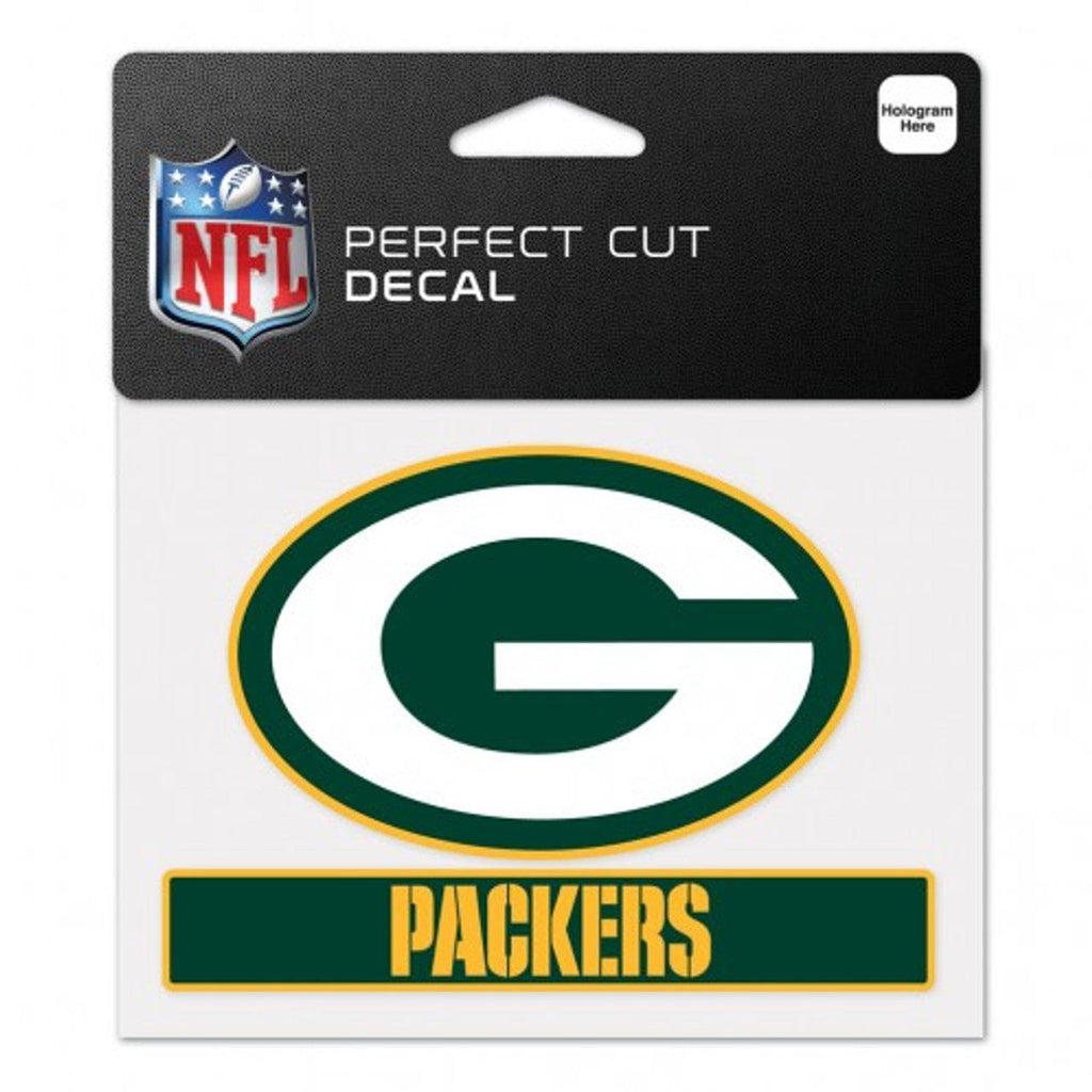 Decal 4.5x5.75 Perfect Cut Color Green Bay Packers Decal 4.5x5.75 Perfect Cut Color 032085479501