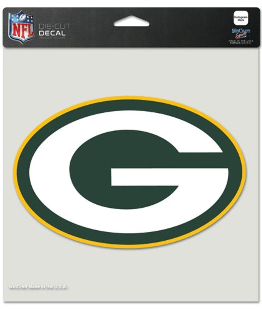 Decal 8x8 Perfect Cut Color Green Bay Packers Decal 8x8 Die Cut Color 032085807830
