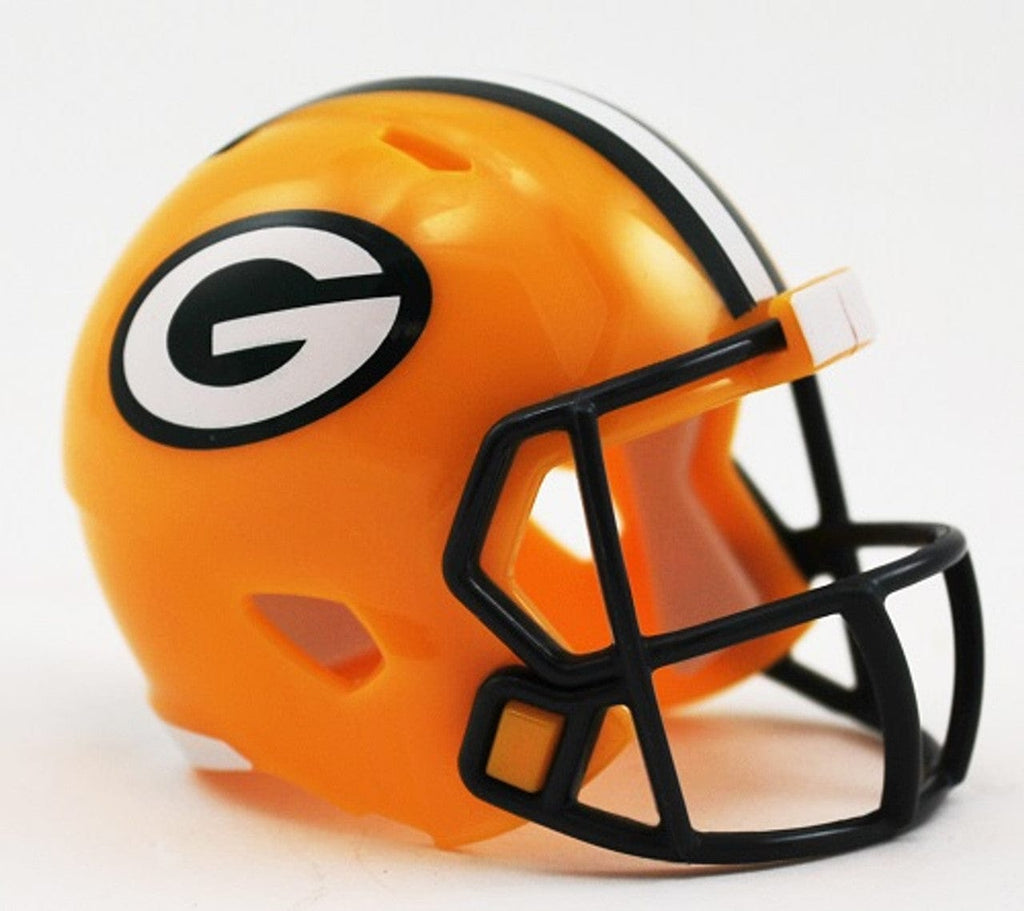 Helmets Pocket Pro Green Bay Packers Helmet Riddell Pocket Pro Speed Style 095855320588