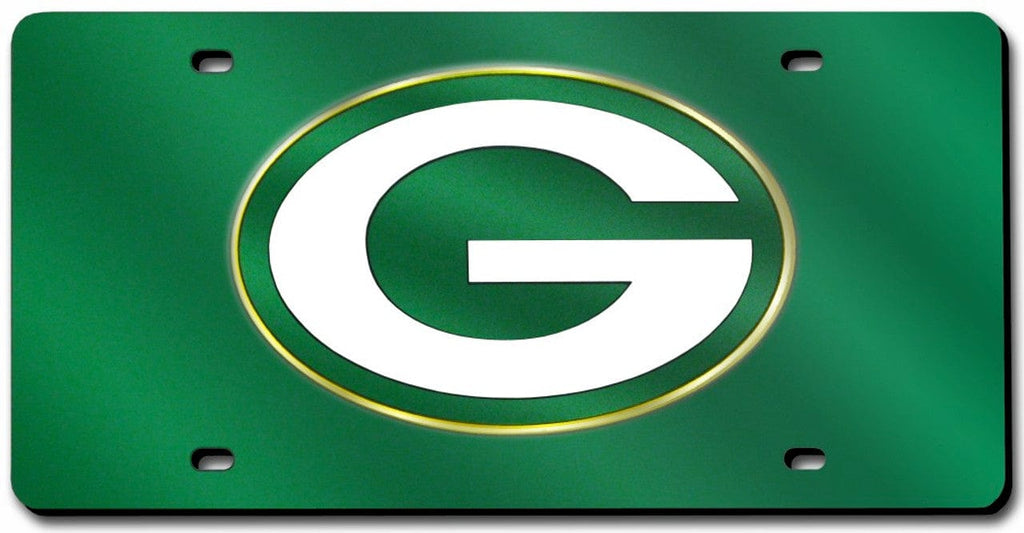 License Plate Laser Cut Green Bay Packers License Plate Laser Cut Green 094746337995