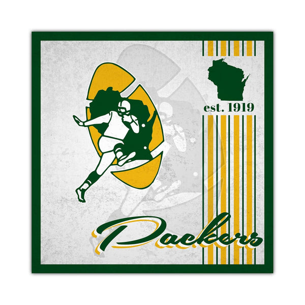 Green Bay Packers Vintage Golf Putting Green Mat