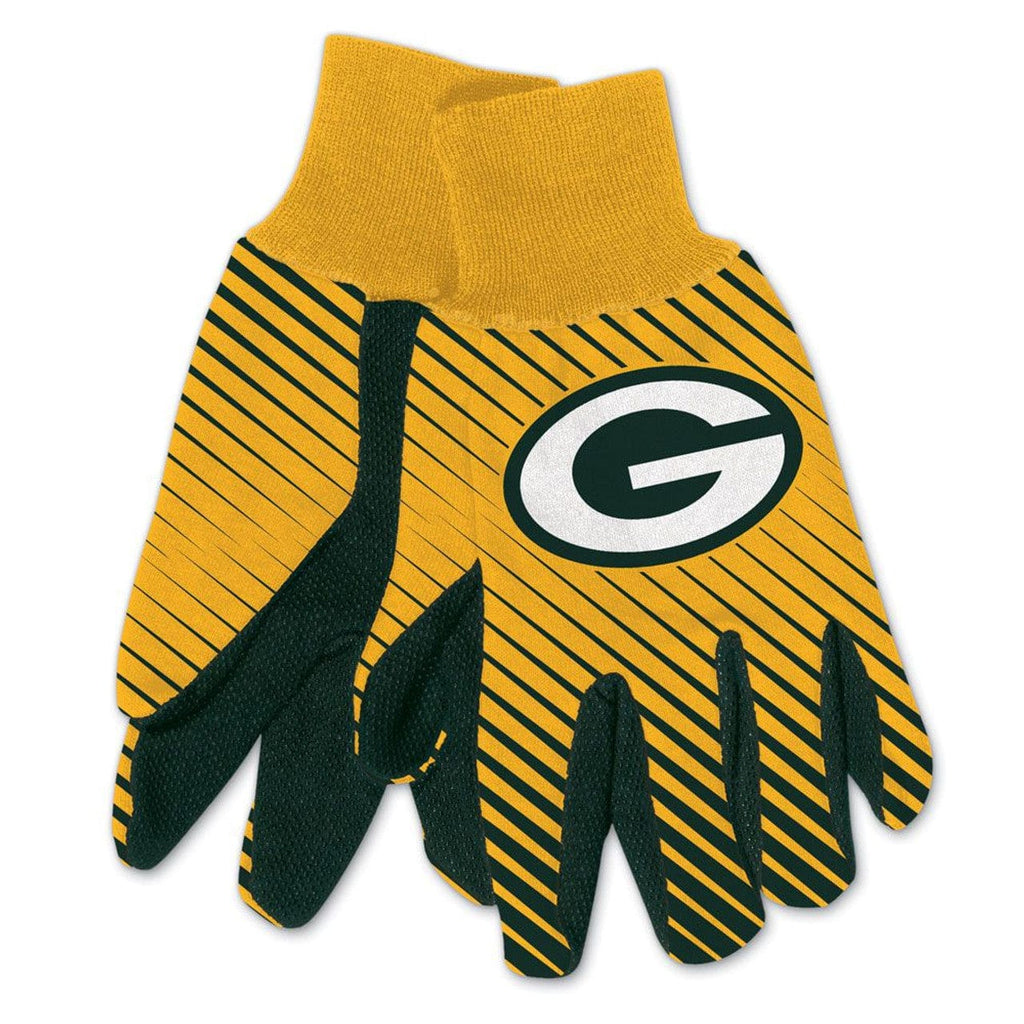 Gloves Green Bay Packers Two Tone Adult Size Gloves 099606906649