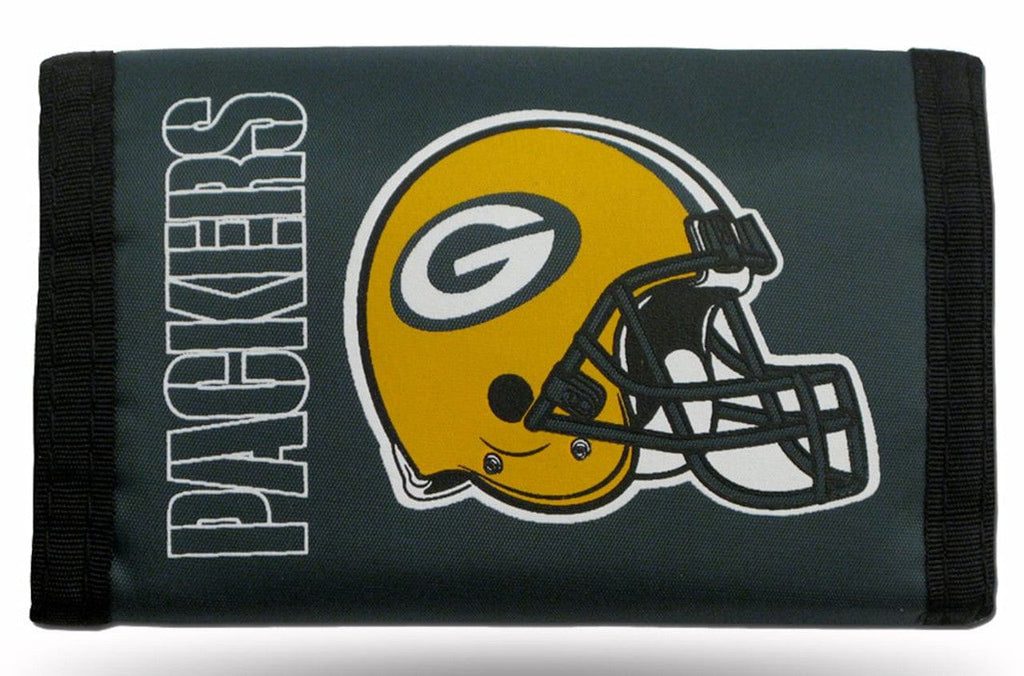 Wallet Nylon Trifold Green Bay Packers Wallet Nylon Trifold 024994994091