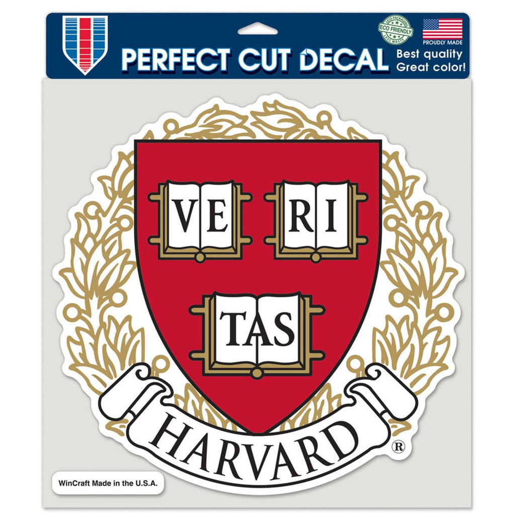 Harvard Crimson Harvard Crimson Decal 8x8 Perfect Cut Color 032085408112