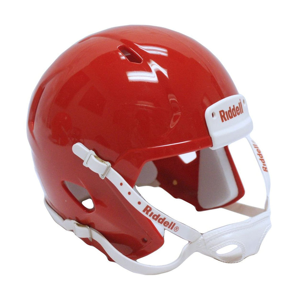 Helmets Blank Shells & Masks Helmet Riddell Blank Replica Mini Speed Style Scarlet/KC Red