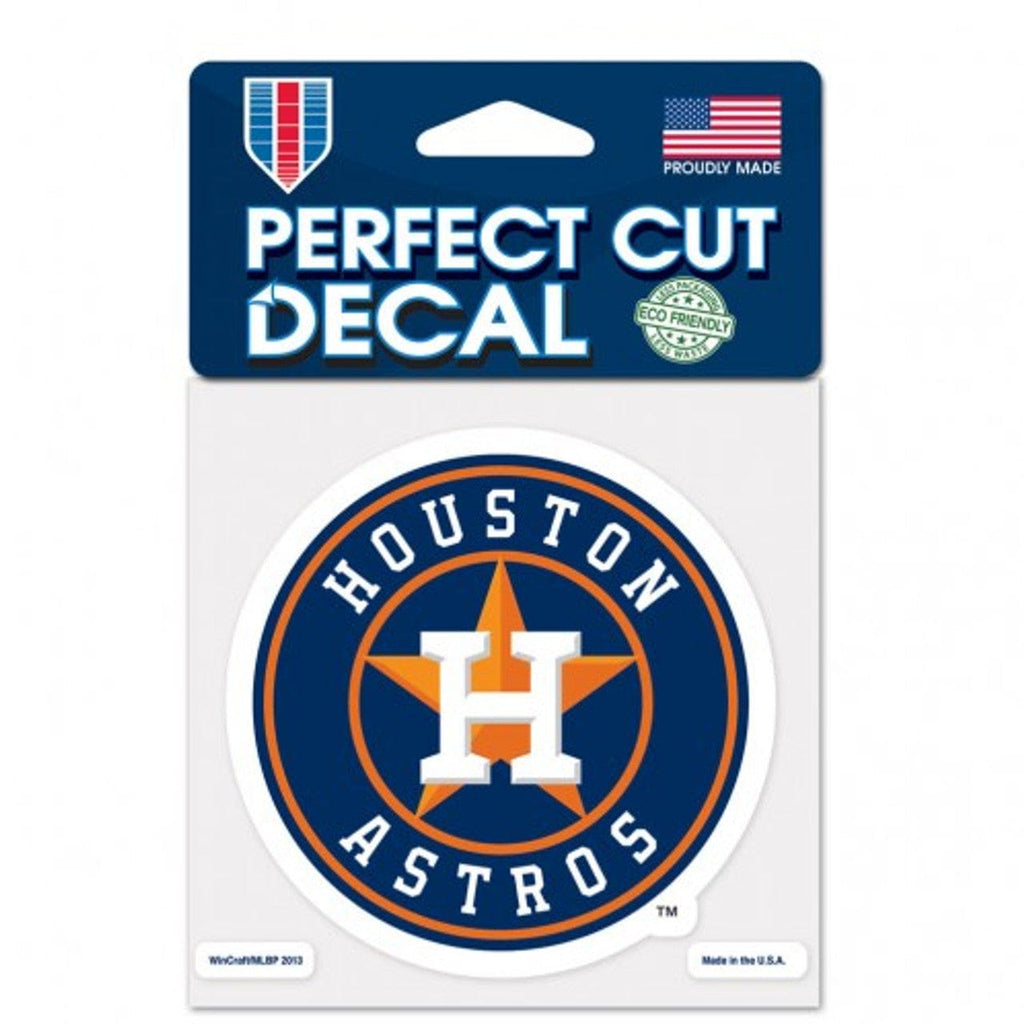 Decal 4x4 Perfect Cut Color Houston Astros Decal 4x4 Perfect Cut Color 032085938121