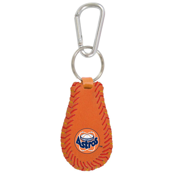 Texas Rangers Keychain Team Color Baseball Red Leather Blue Thread