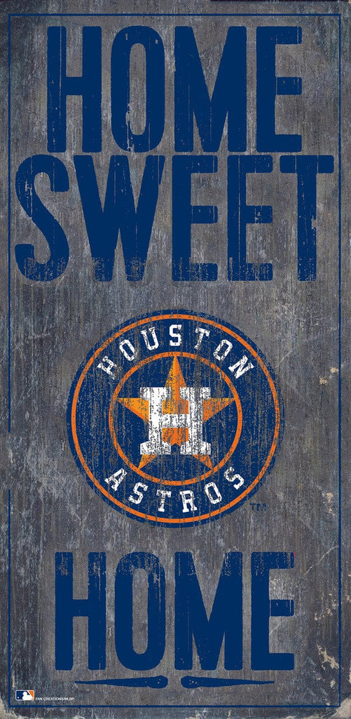 Houston Astros Houston Astros Sign Wood 6x12 Home Sweet Home Design 878460247118
