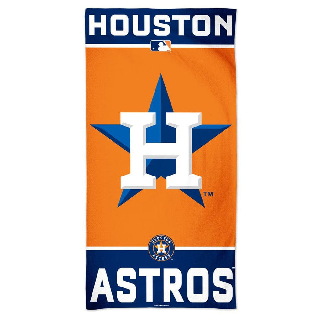 Houston Astros Houston Astros Towel 30x60 Beach Style 099606187789