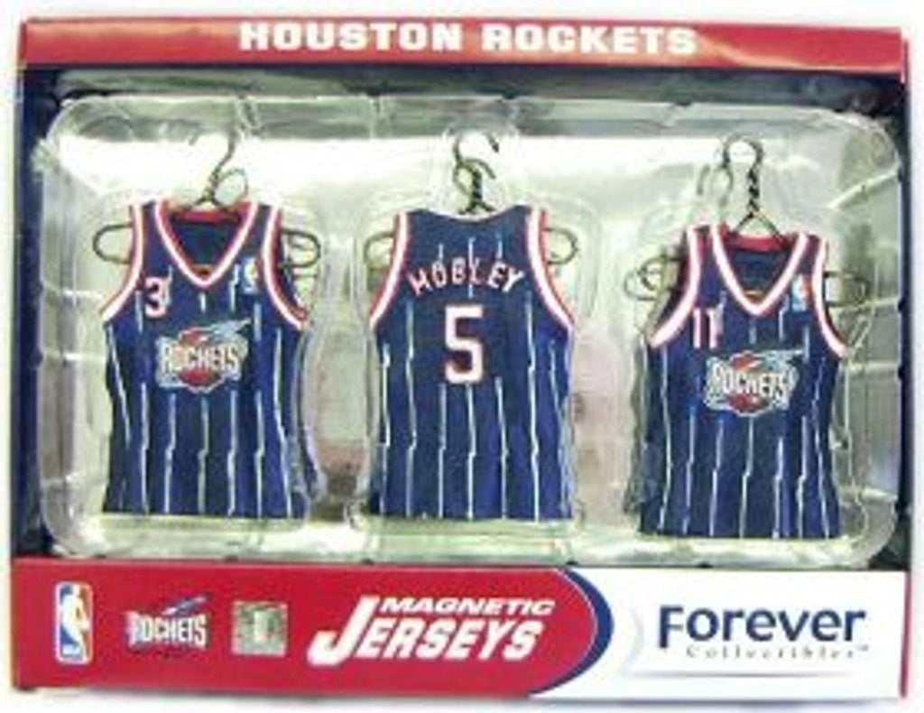Houston Rockets Houston Rockets Road Jersey Magnet Set CO 681329090684