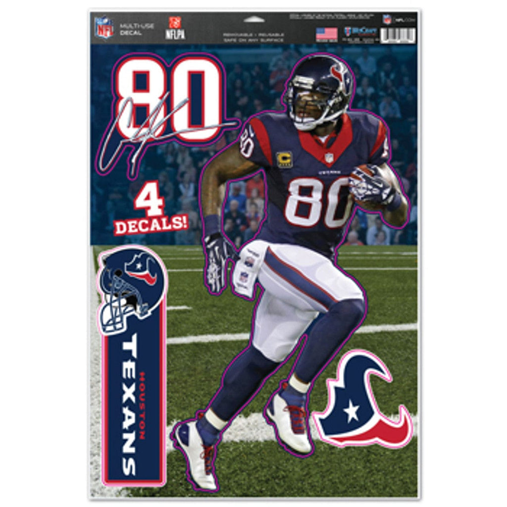 Decal 11x17 Multi Use Houston Texans Andre Johnson Decal 11x17 Multi Use 032085751928