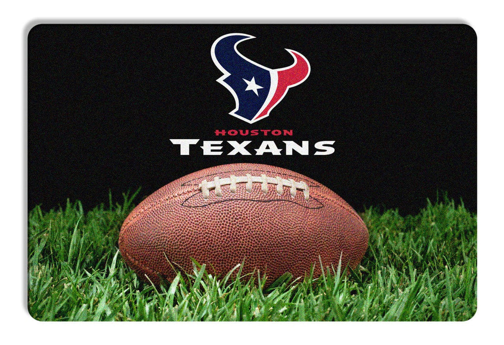 Pet Fan Gear Bowl Mat Houston Texans Classic NFL Football Pet Bowl Mat - L 844214071209