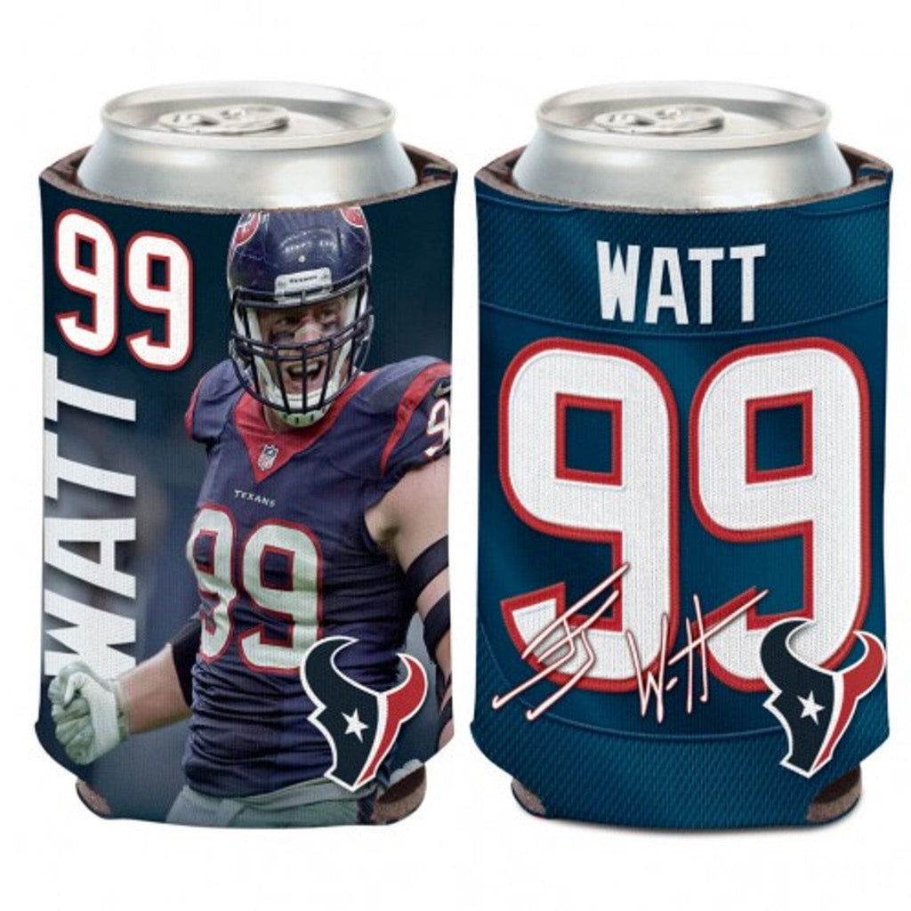 Can Holder Player Houston Texans J.J. Watt Can Cooler 032085154170