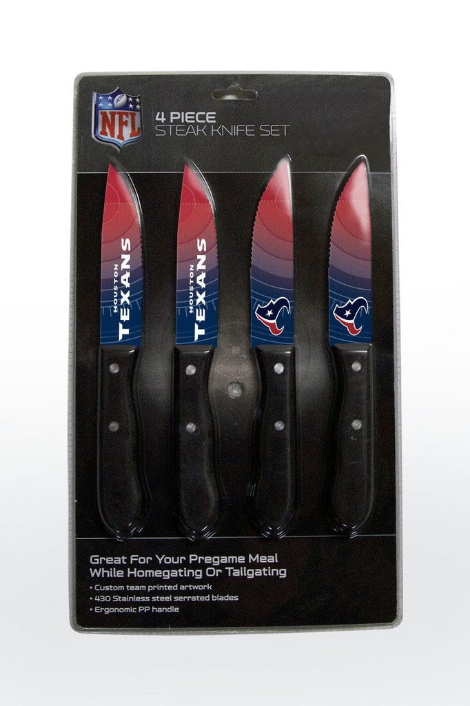 Knife Set Steak 4 Pack Houston Texans Knife Set - Steak - 4 Pack 771831102132