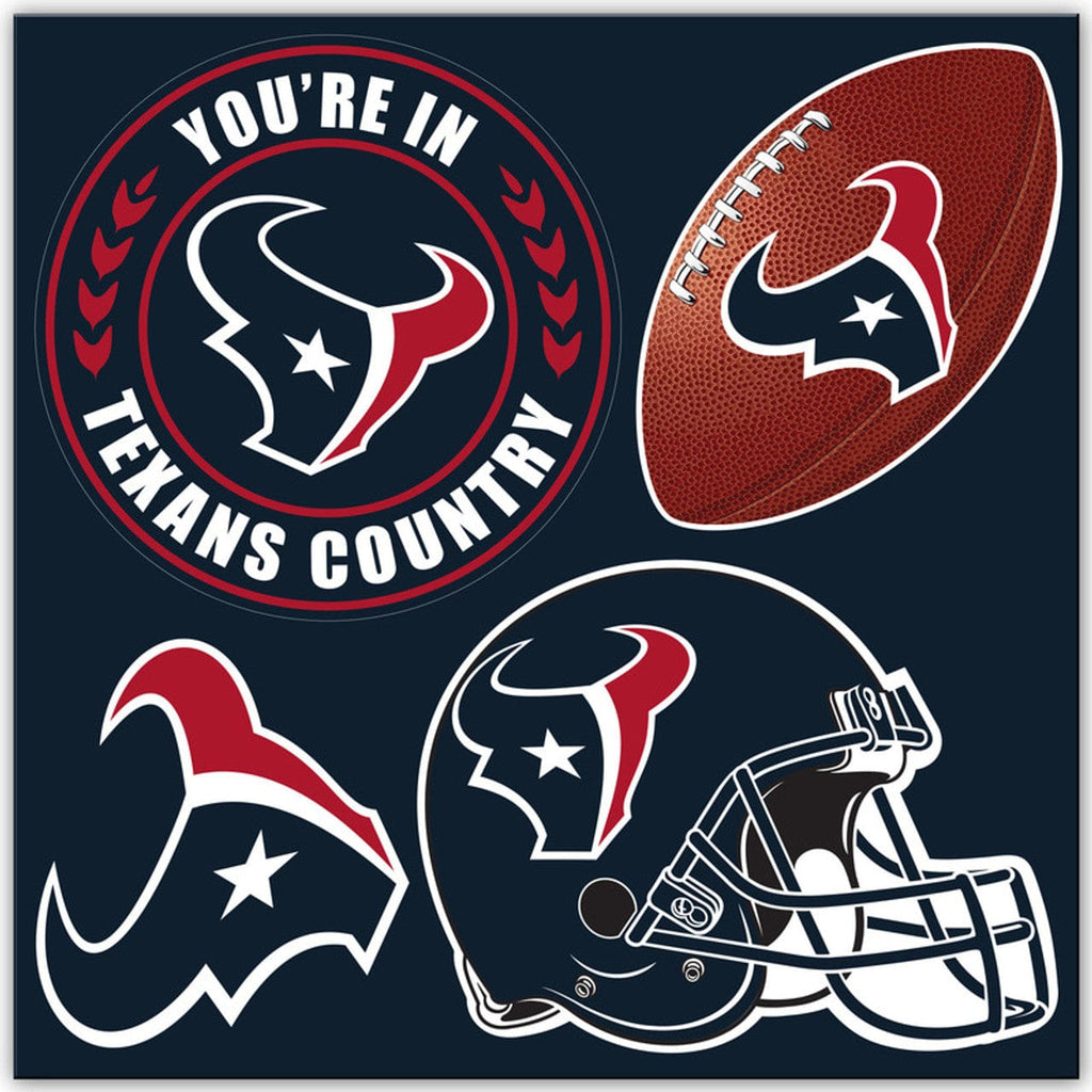 Houston Texans Houston Texans Magnet Kit 4 Piece CO 023245986632