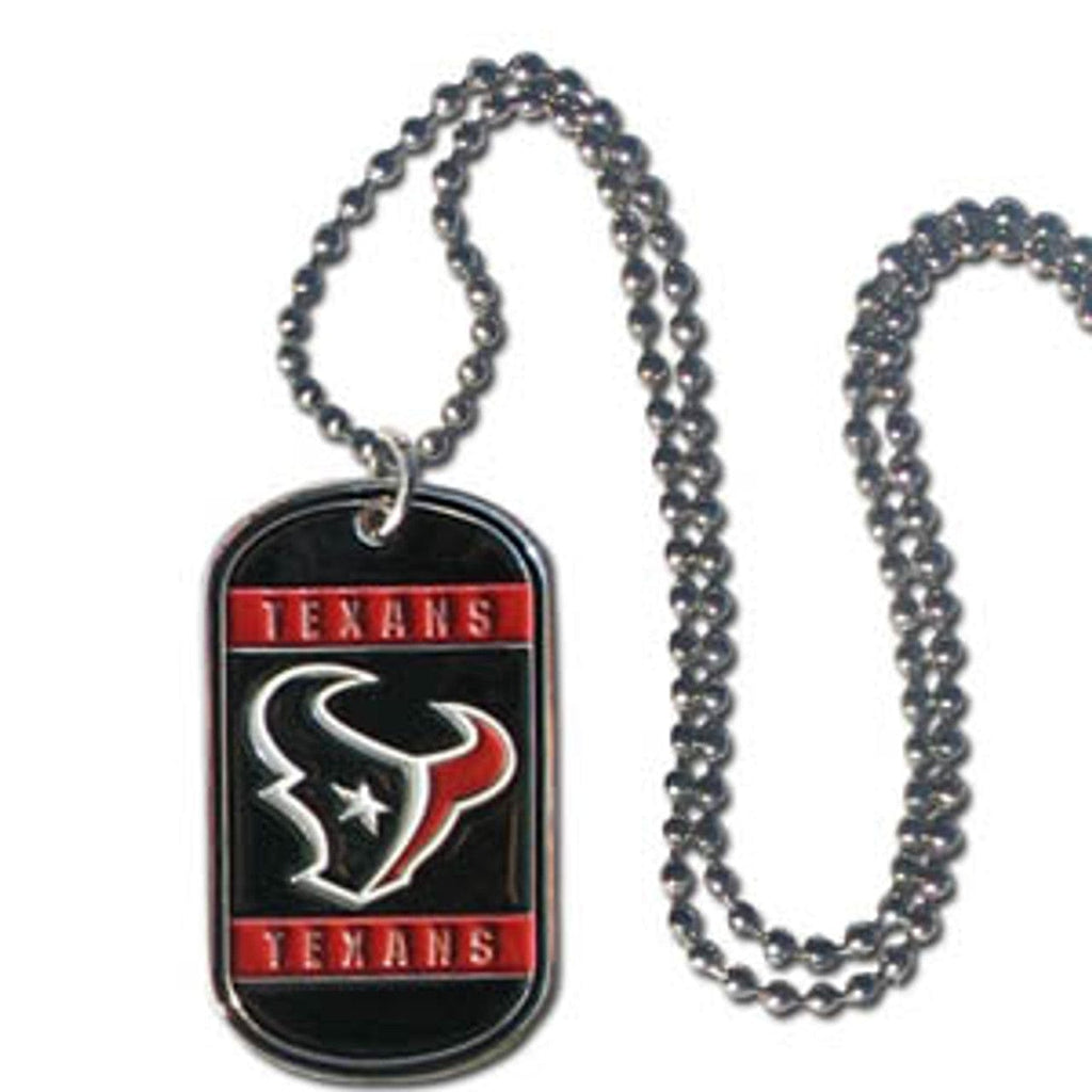 Jewelry Necklace Tag Style Houston Texans Necklace Tag Style - Special Order 754603125553