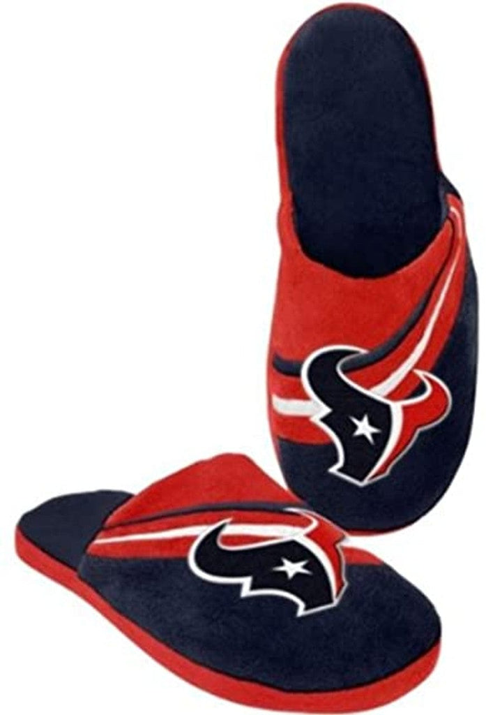 Houston Texans Houston Texans Slipper - Big Logo Stripe - (1 Pair) - L CO 887849055879