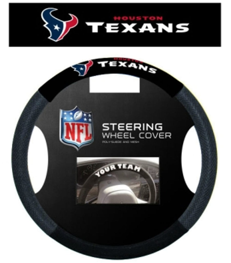 Houston Texans Houston Texans Steering Wheel Cover Mesh Style CO 023245985635