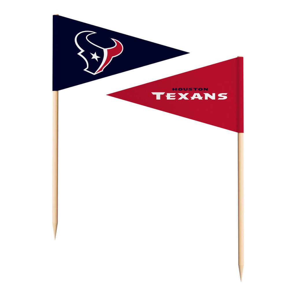 Toothpicks 36 Piece Houston Texans Toothpick Flags 771831382138