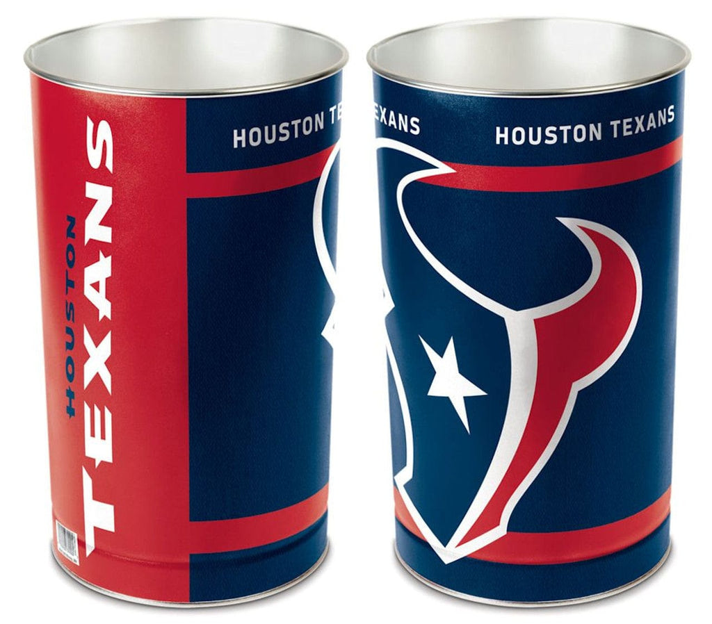 Wastebasket Houston Texans Wastebasket 15 Inch 010943378531