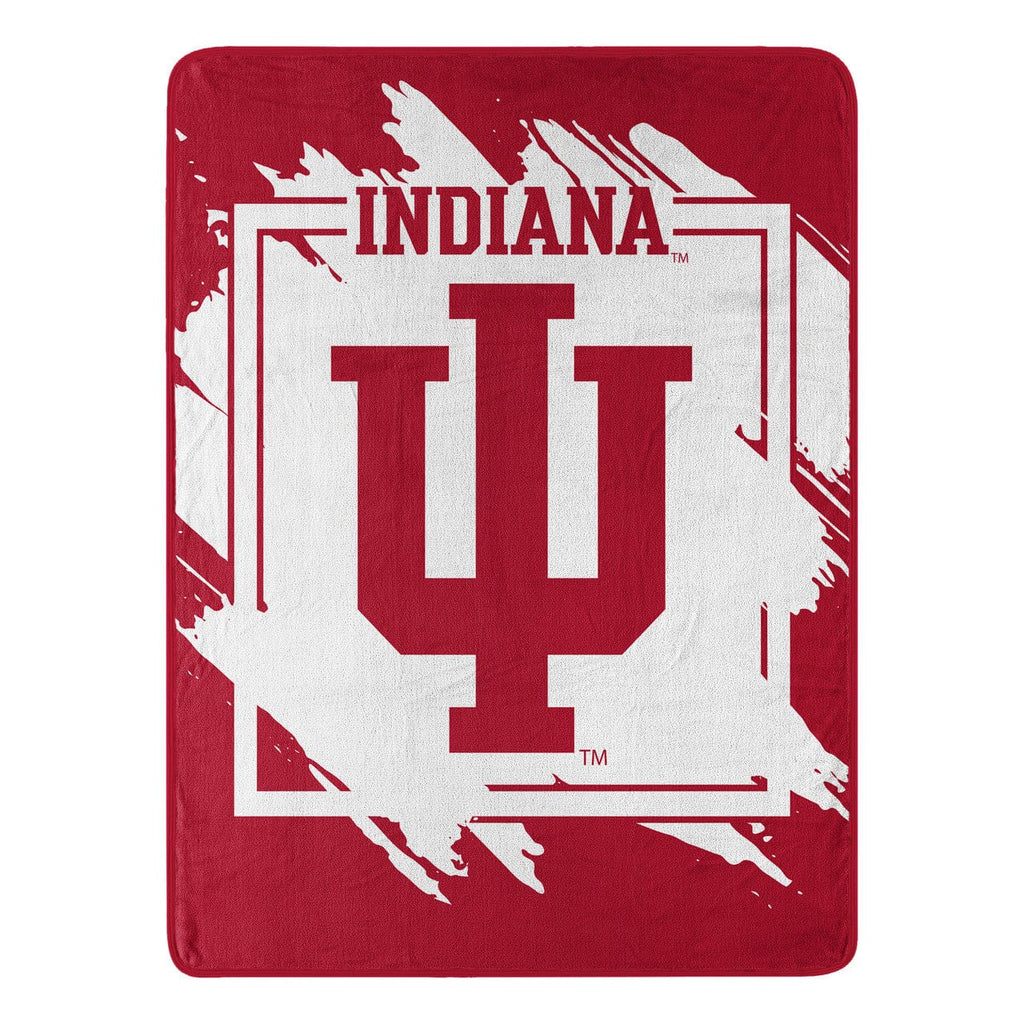 Blankets 46x60 Micro Raschel Indiana Hoosiers Blanket 46x60 Micro Raschel Dimensional Design Rolled 190604330150