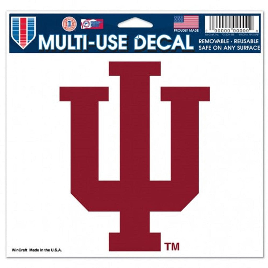 Decal 5x6 Multi Use Color Indiana Hoosiers Decal 5x6 Ultra Color 032085202376