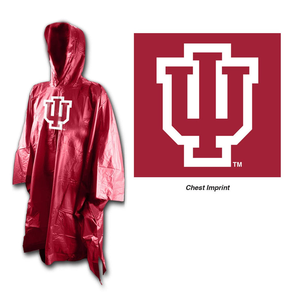 Rain Ponchos Indiana Hoosiers Rain Poncho Special Order 099606252968