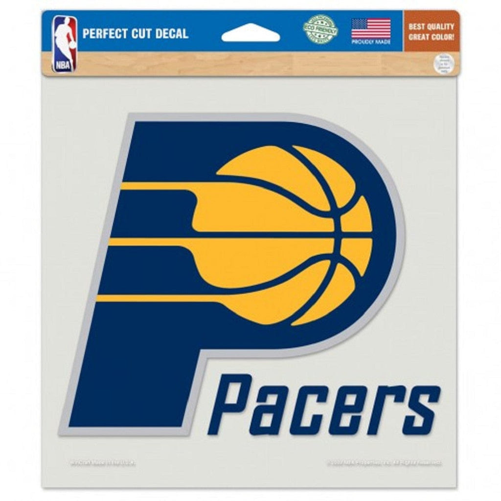 Decal 8x8 Perfect Cut Color Indiana Pacers Decal 8x8 Die Cut Color 032085840202