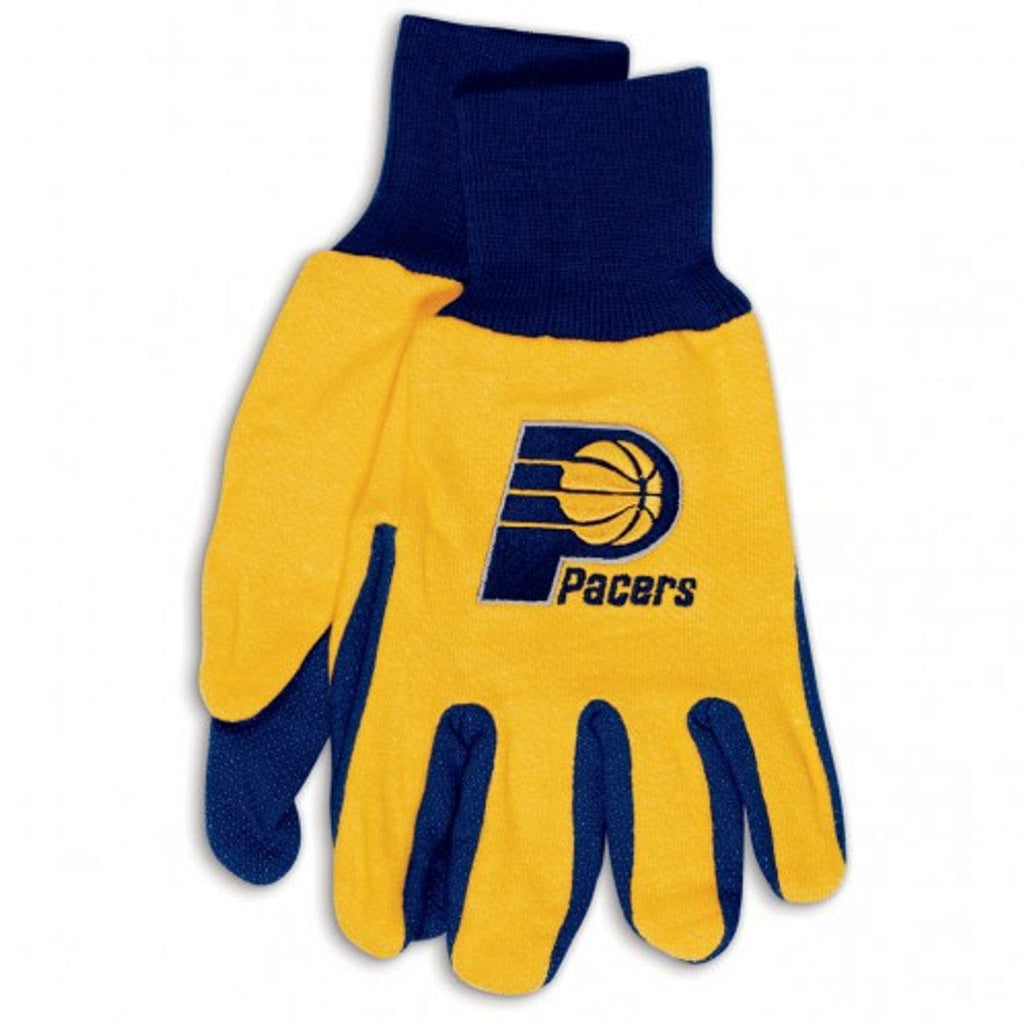 Gloves Indiana Pacers Gloves Two Tone Style Adult Size 099606986481